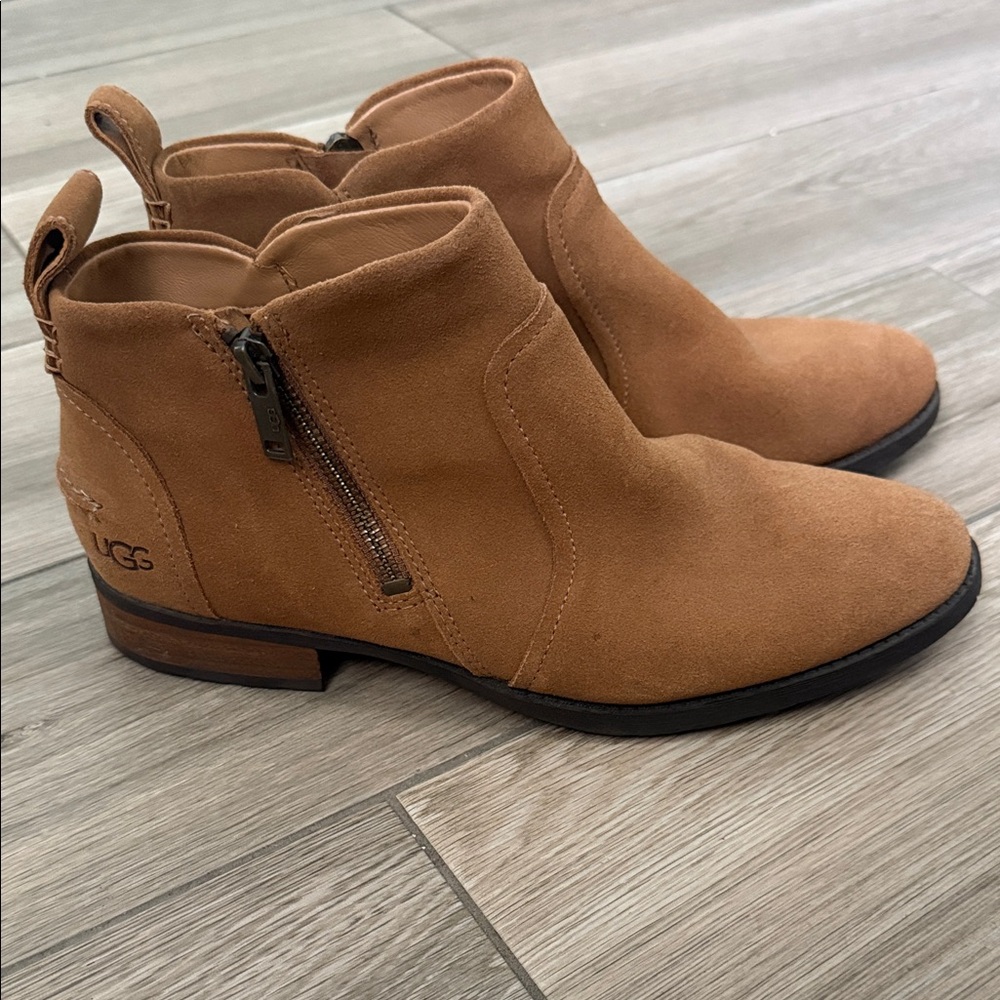 UGG Tan Ankle Boots